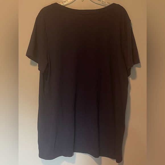 Torrid Navy Blue Love You to the Moon and Back Scoop Neck Tee Sz 3X - Picture 2 of 4